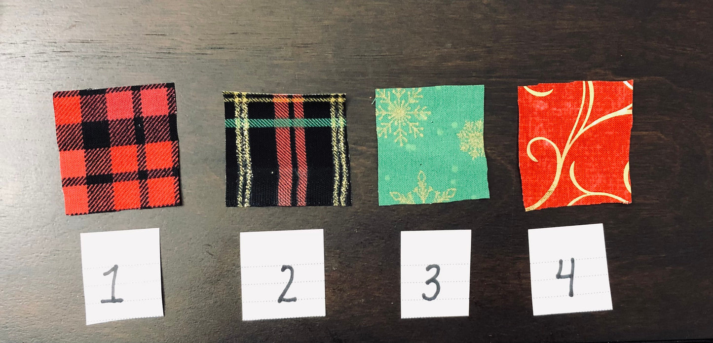 Personalized Family Christmas Ornament: Wood, Pet Paw Print Keepsake