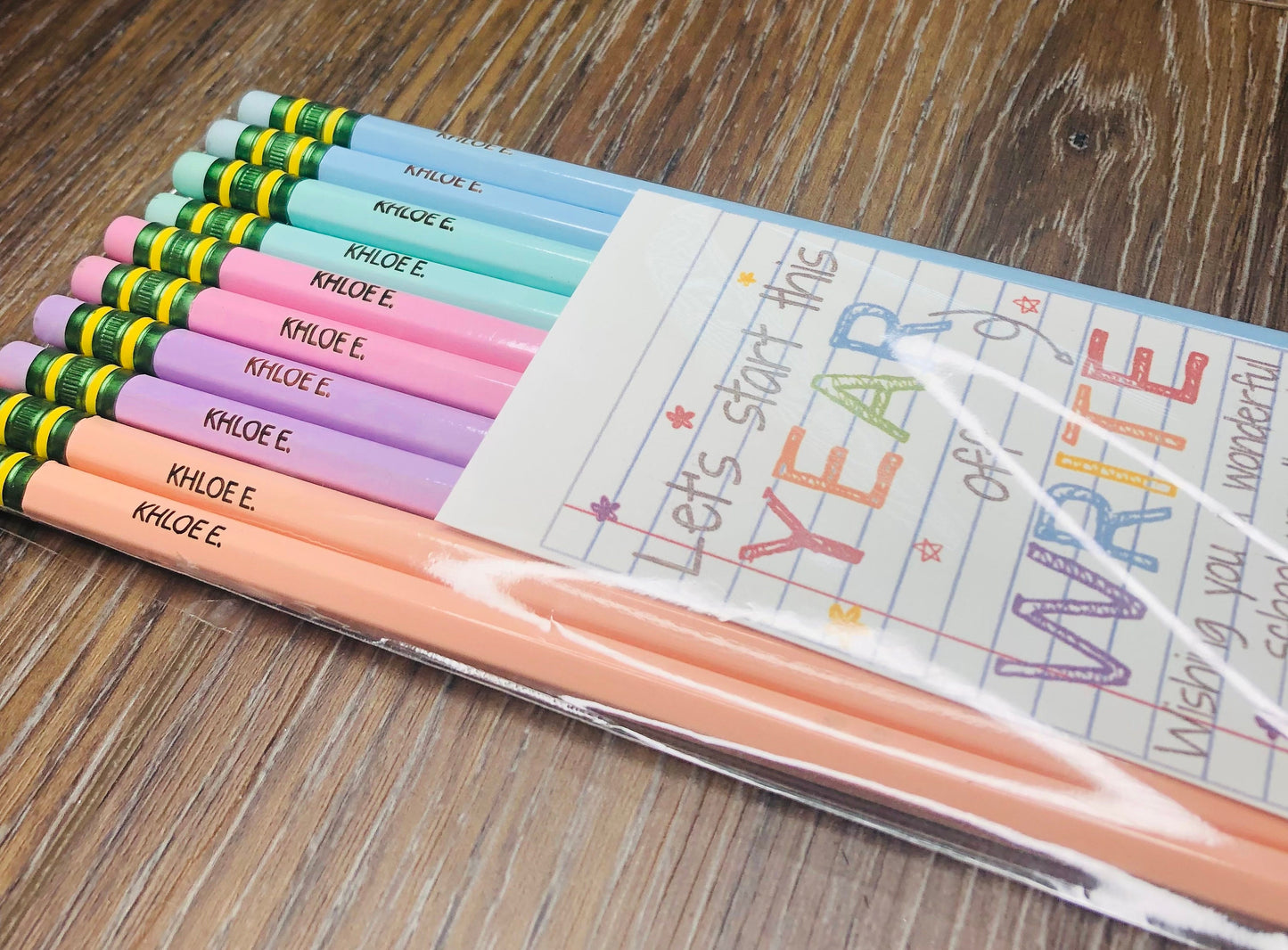 Personalized Engraved Pencils: Ticonderoga #2, Back to School