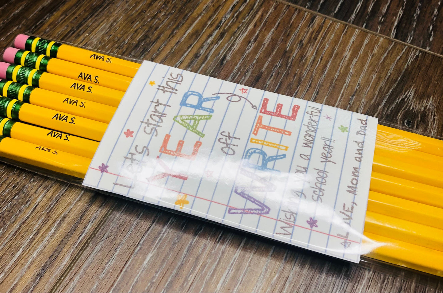 Personalized Pencils: Engraved #2 Ticonderoga Pencils