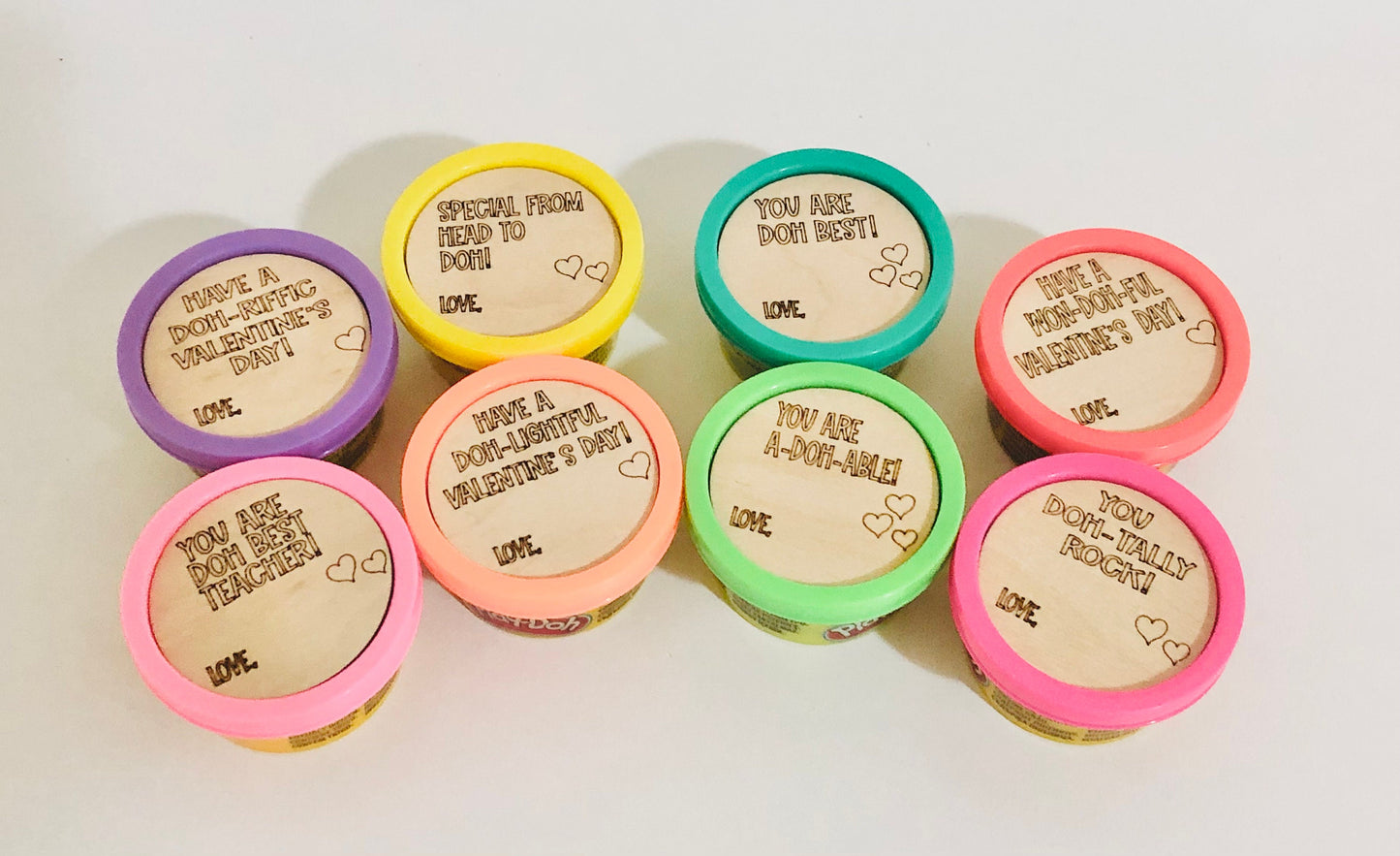 Personalized Kids Valentines: Play-Doh Classroom Gifts