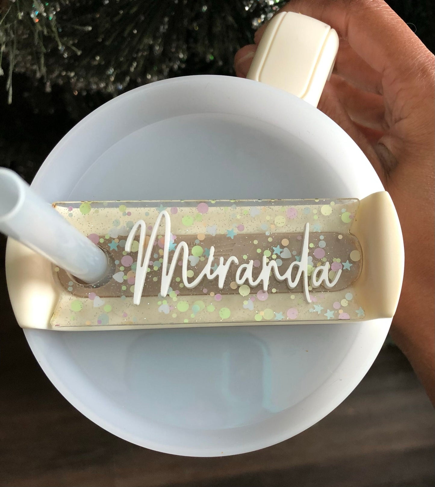 Tumbler Name Tag, 30 oz 40 oz, Name Plate, Lid Topper, Acrylic Name Tag, Tumbles Name plate, Tumbler cup topper, Tumbler Accessories