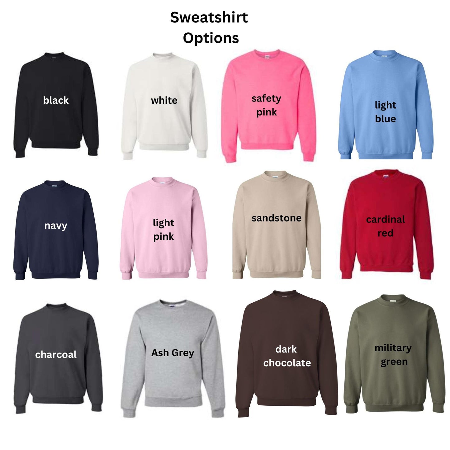 Puff Vinyl Embroidered Nurse Sweatshirt and Badge Buddy: Cotton Blend RN Crewneck