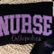 Embroidered Nurse Sweatshirt: Cotton Blend RN Crewneck