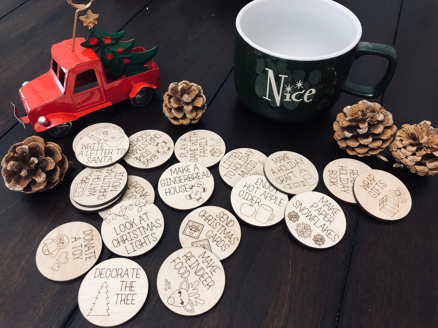 Christmas Advent Tokens: Family Activity Stocking Fillers
