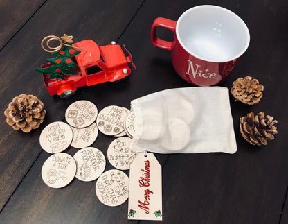 Christmas Advent Tokens: Family Activity Stocking Fillers