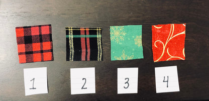 Personalized Family Christmas Ornament: Wood, Pet Paw Print Keepsake