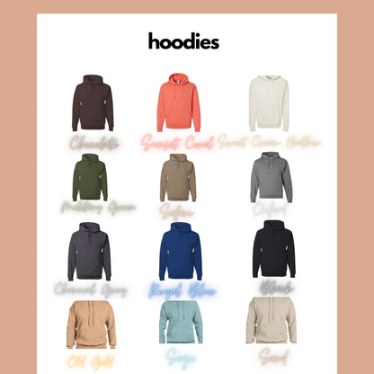 Personalized Anniversary Date Hoodie: Roman Numerals, Initials, Embroidered Gift