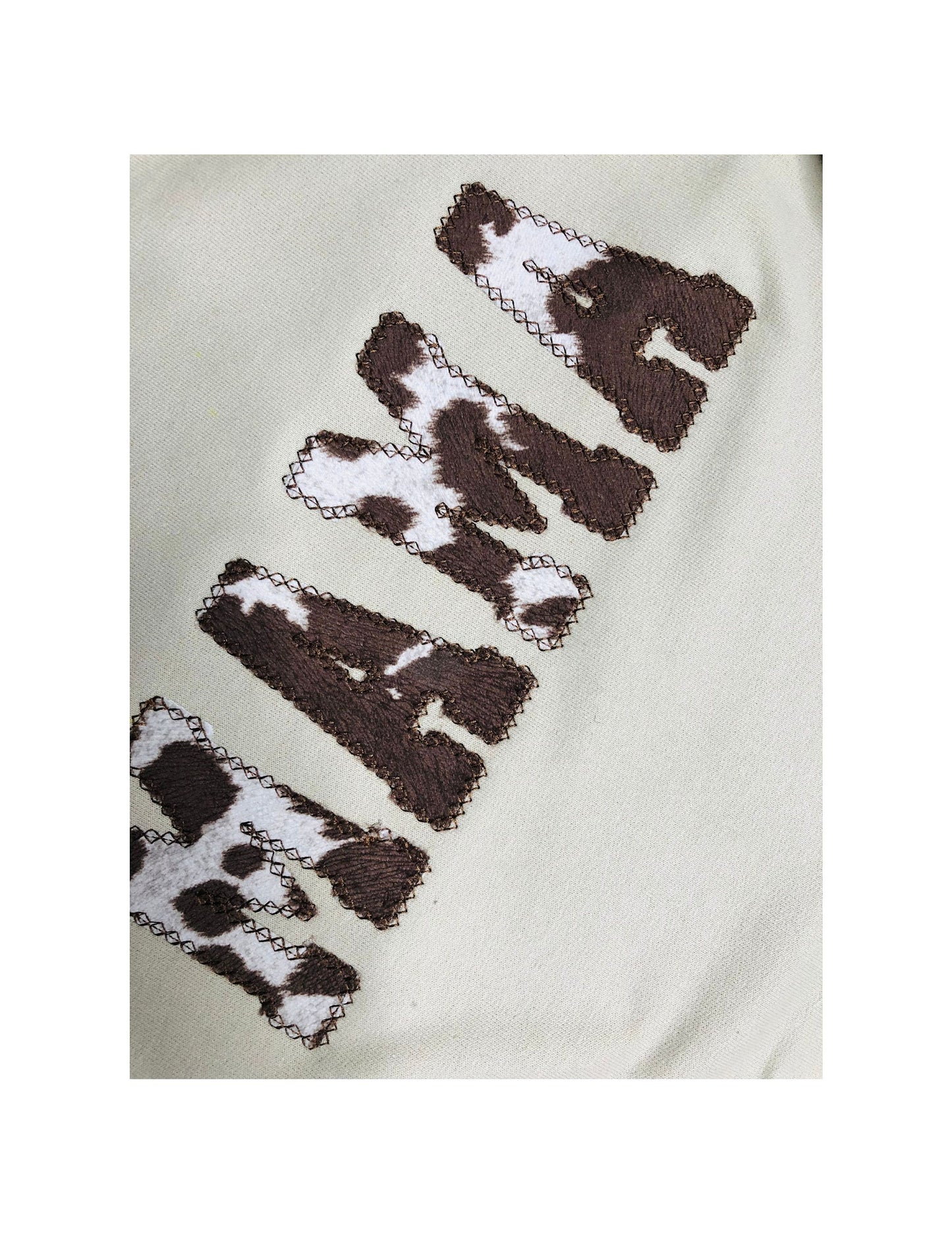 Animal Print MAMA Sweatshirt, Personalized Sleeve Sweatshirt, MAMA Crew, Custom Gift for Mom, New Mom Gift