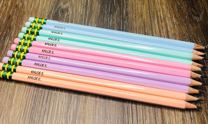 Personalized Engraved Pencils: Ticonderoga #2, Back to School