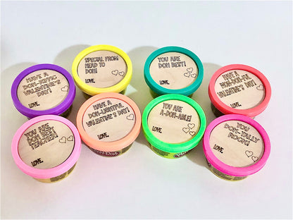 Personalized Kids Valentines: Play-Doh Classroom Gifts