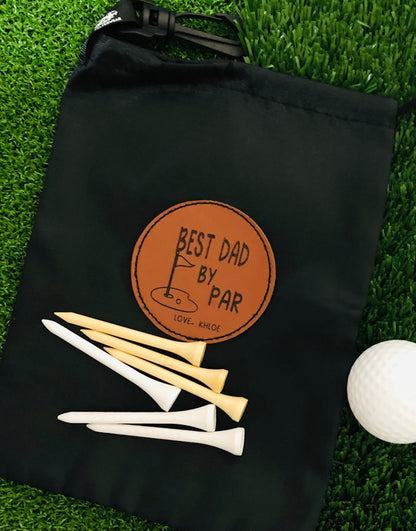 Personalized Golf Valuables Pouch, Golf Tee Bag, Golf Ball Bag, Golf Gifts For Men,  Groomsmen Gifts, Golf Bag Accessories