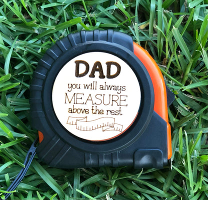 Engraved 25ft Tape Measure Set, Personalized Tape Measure, Fathers Day Gift, Personalized Gifts for Dad,