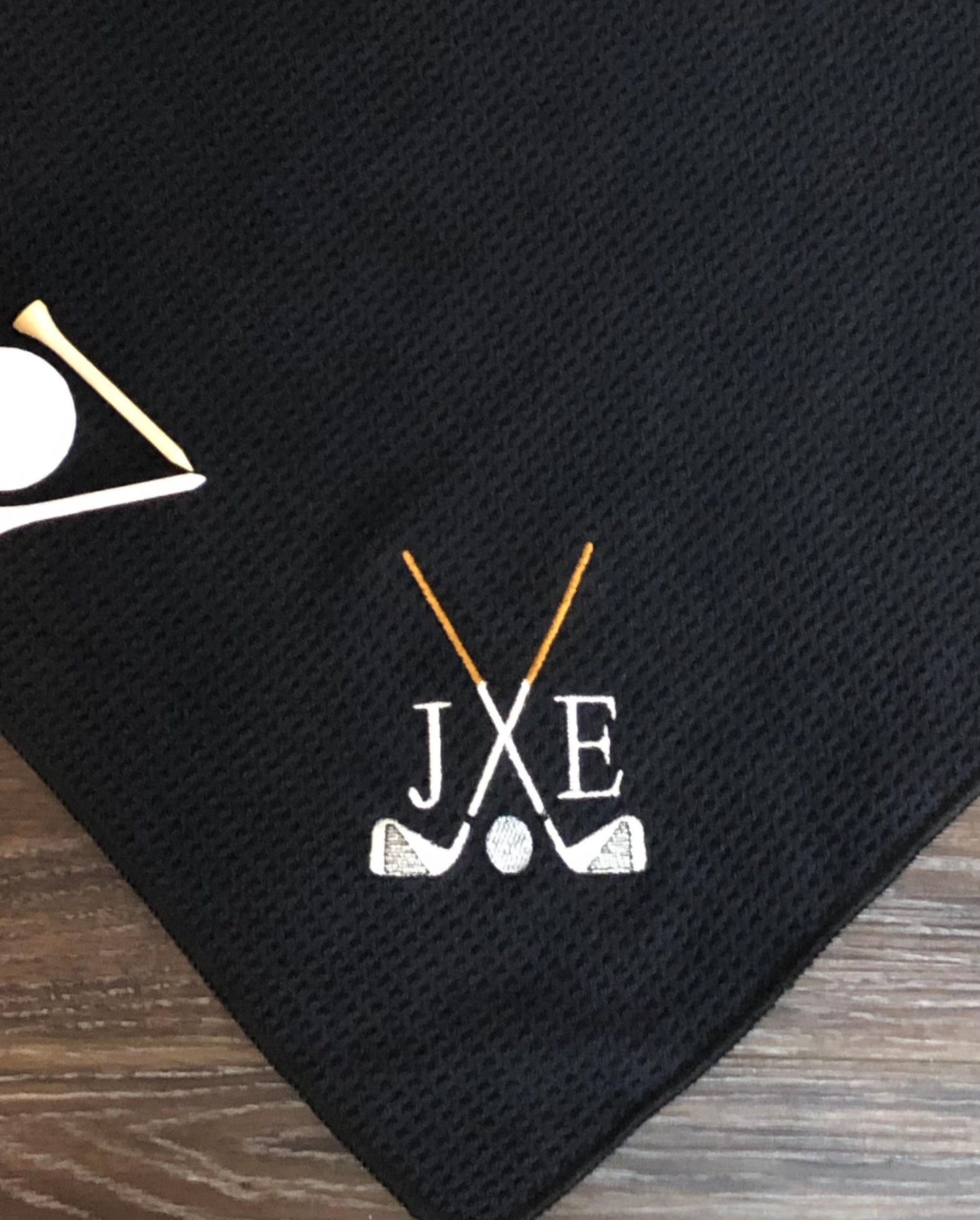 Personalized Golf Towel, Father's Day Gift For Dad, Embroidered Golf Towel For Men, Monogrammed Birthday Golf Present, Men Golf Gifts