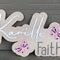 Layered Wooden Baby Name Sign: Butterfly Nursery Decor
