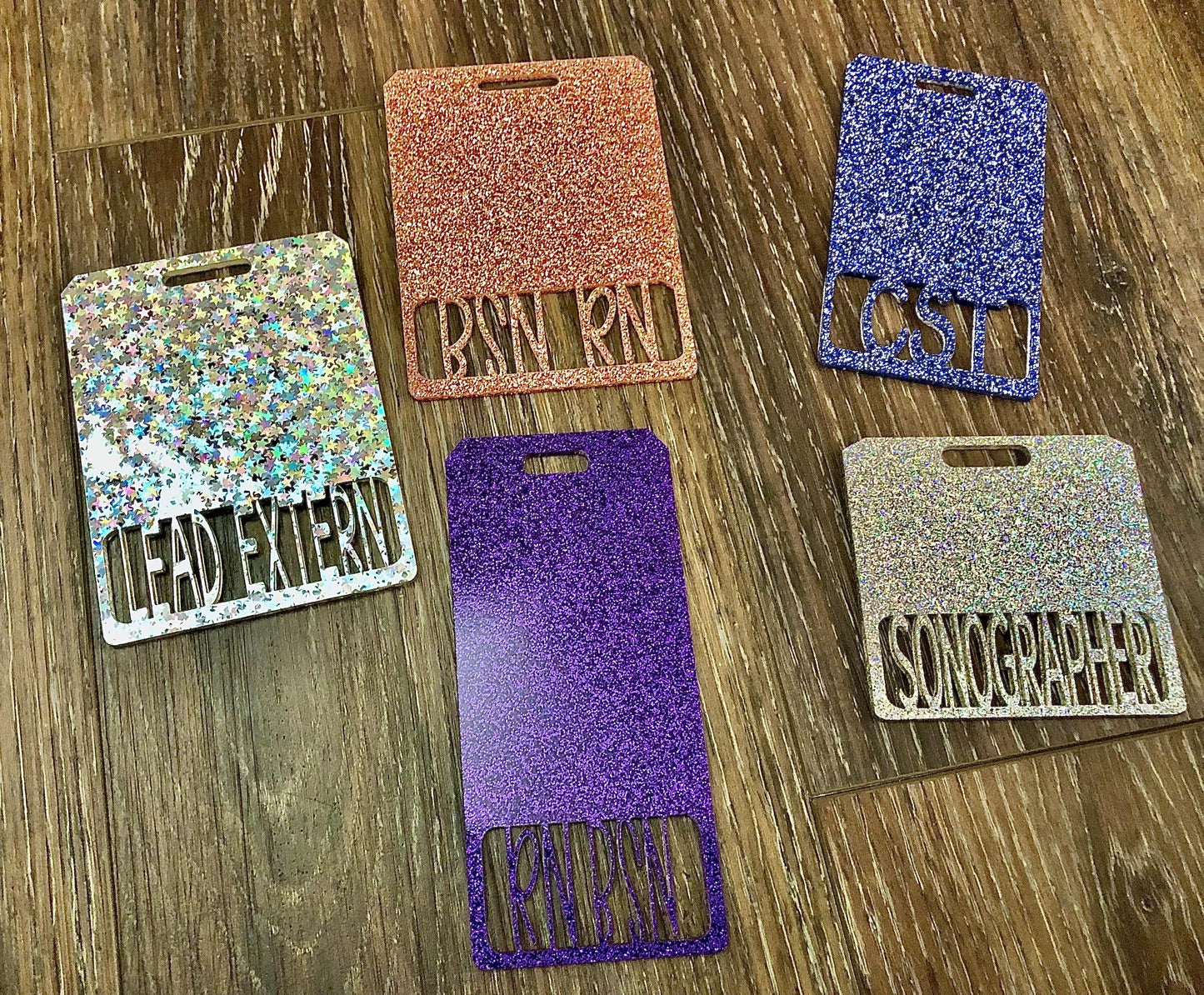 Custom Acrylic Badge Buddy: Nurse, Healthcare, X-Ray ID Holder