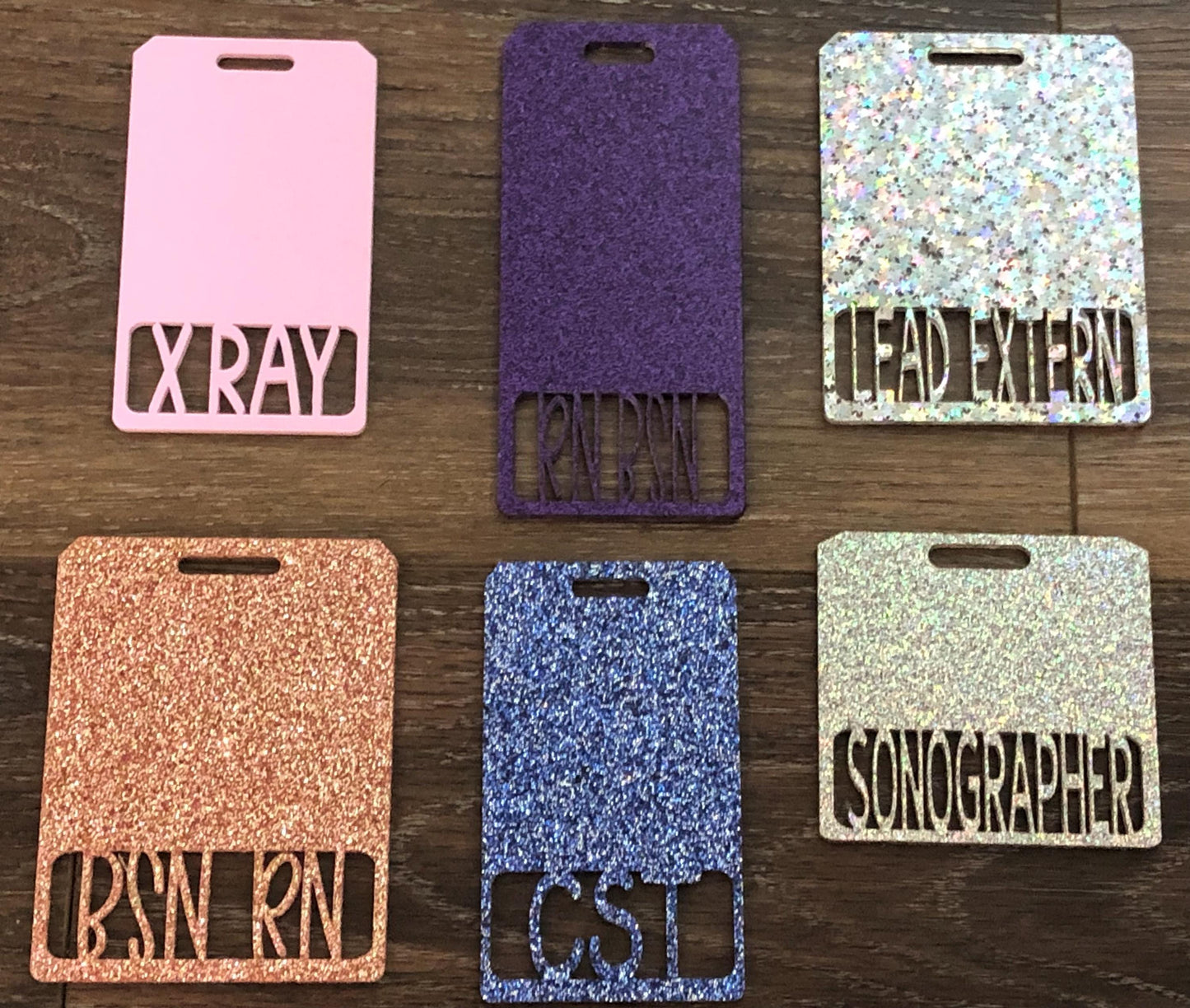 Custom Acrylic Badge Buddy: Nurse, Healthcare, X-Ray ID Holder